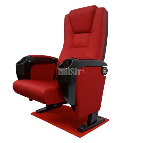 Stoffkinosessel - UA-638Y - Usit Seating - Polypropylen / für Theater / rot