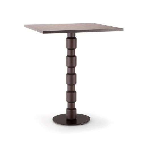 Moderner Stehtisch - BERLINO 080 H110 - TIROLO SRL - Buche / Laminat / Gestell aus Metall