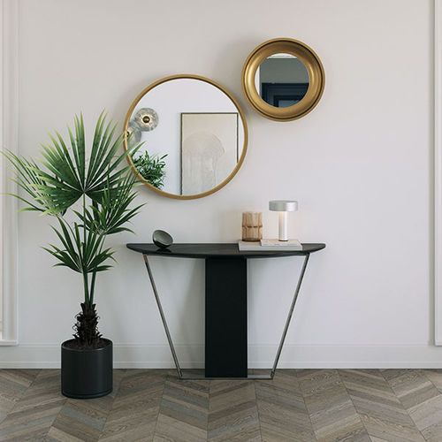 Moderner Konsolentisch - INGRID - ITALIANELEMENTS - Holzfurnier / MDF / lackiertes MDF