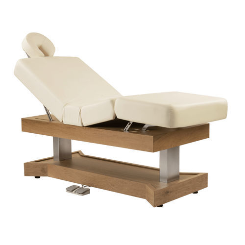 Elektrische Massageliege - ISA - Esthetica Spa and Salon Resources Private Limited - Schaumstoff / Esche / höhenverstellbar