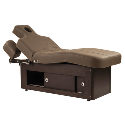 Elektrische Massageliege - Raman - Esthetica Spa and Salon Resources Private Limited - Schaumstoff / Holz / mit Stauraum