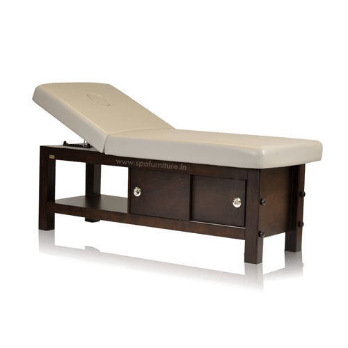 Schaumstoff-Massageliege - Kaya - Esthetica Spa and Salon Resources Private Limited - Massivholz / mit Stauraum / schrägstellbar