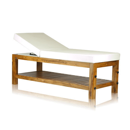Teakholz-Massageliege - Bliss  - Esthetica Spa and Salon Resources Private Limited - schrägstellbar / für Spas