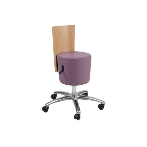 Stuhl für Spa - Wooden Backrest - Esthetica Spa and Salon Resources Private Limited - modern / für den Innenraum / Leder