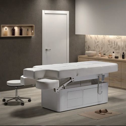 Elektrische Massageliege - Mudra - Esthetica Spa and Salon Resources Private Limited - Holz / Holzfurnier / Edelstahl