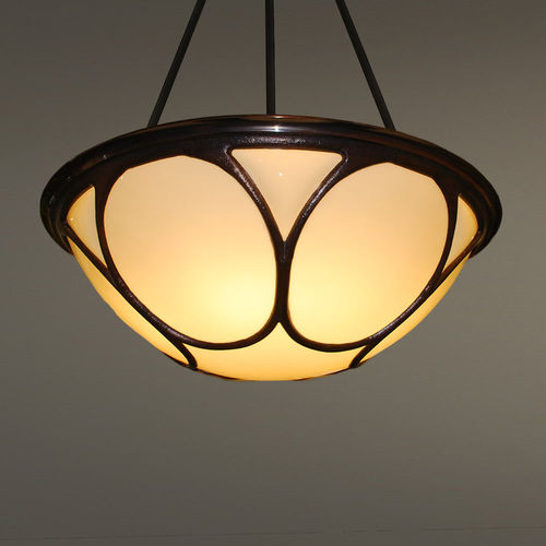 Hängelampe - DOME - Hilliard - Bronze / Glas / modern