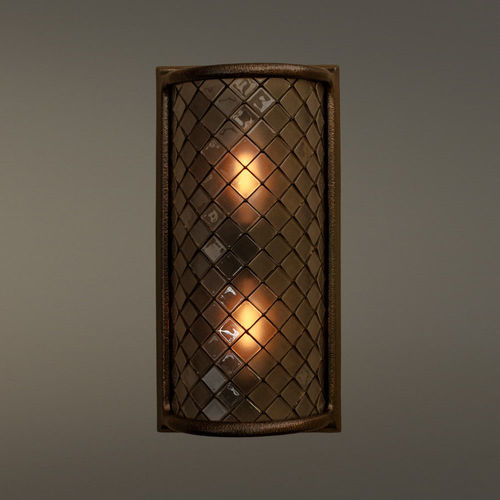 Klassische Wandleuchte - AVERIE - Hilliard - für den Innenraum / Bronze / Glas