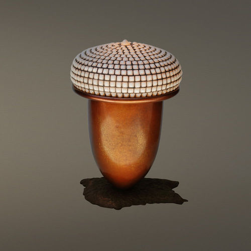 Tischlampe - ACORN - Hilliard - Glas / klassisch / mit Kabel