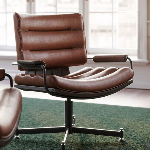 Moderner Bürostuhl - Thomas I - WOOD TAILORS CLUB - für den Innenraum / Stoff / Leder