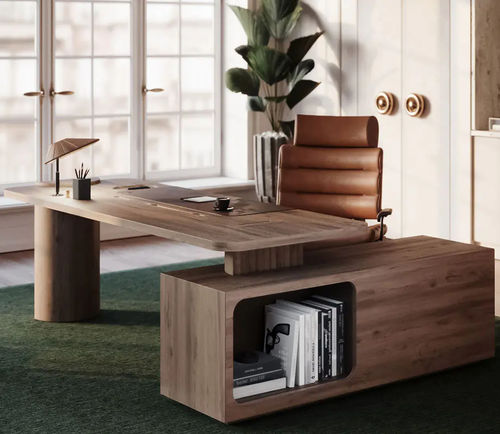 Chefschreibtisch - Willingdon - WOOD TAILORS CLUB - bodenstehend / modern / Nussbaum