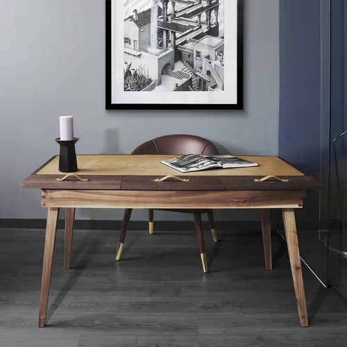 Chefschreibtisch - Kipling - WOOD TAILORS CLUB - bodenstehend / modern / Nussbaum