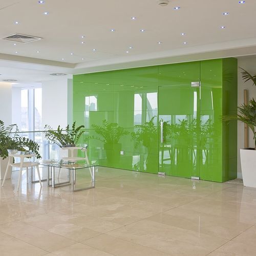 Emaillierte Glasscheibe - www.camglass.com.tr - ESG Glas / für Innenausbau / für Fassaden