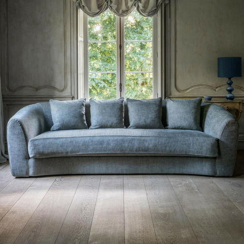 Modernes Sofa - XAVIERA  - Defleure Home Collection - Stoff / Leder / mehrfarbig