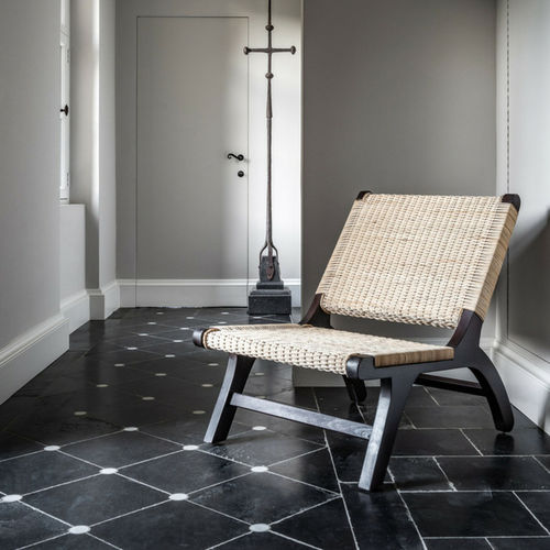 Moderner Kaminsessel - CHARLIE ONE SEAT - Defleure Home Collection - Teakholz / Rattan / braun