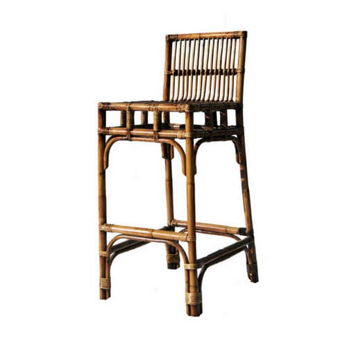 Moderner Barstuhl - RATTAN BAR CHAIR - Defleure Home Collection - für Außenbereich / für den Innenraum / Rattan