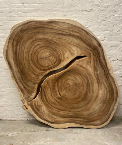 Moderner Couchtisch - ALBIZIA SAMAN - Defleure Home Collection - Holz / Gestell aus Metall / Gestell aus Holz