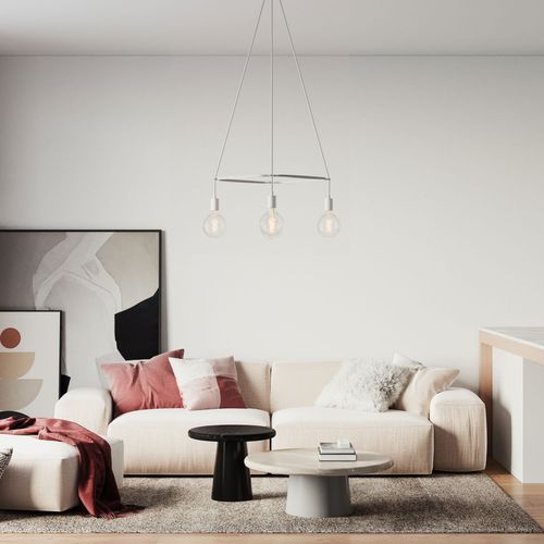 Moderner Kronleuchter - FALL CAGE GLOBE - Creative cables - Metall / Kunststoff / 4 Glühbirnen