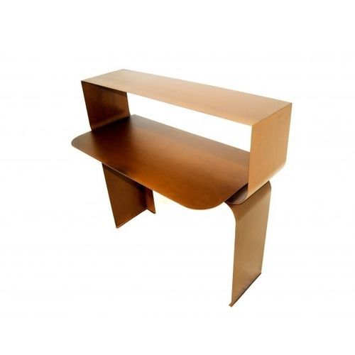 Moderner Konsolentisch - TITANO - Trackdesign - Blech / COR-TEN®-Stahl / Gestell aus Stahl