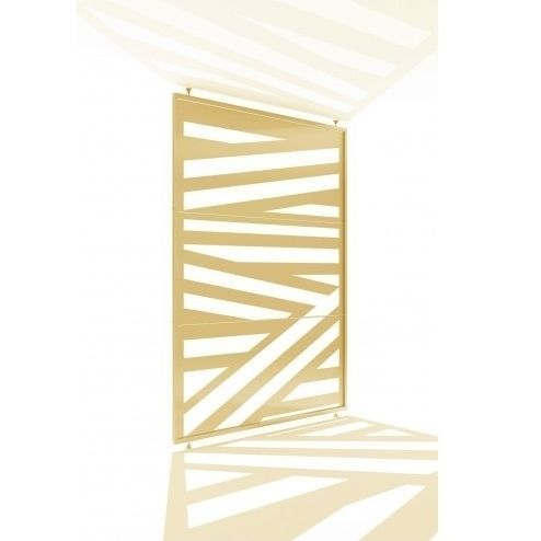 Stahl-Raumteiler - Argyre  - Trackdesign - Messing / Kupfer / für den Innenraum