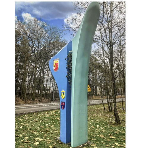 Stele zur Beschilderung - Astrini Design - für öffentliche Bereiche