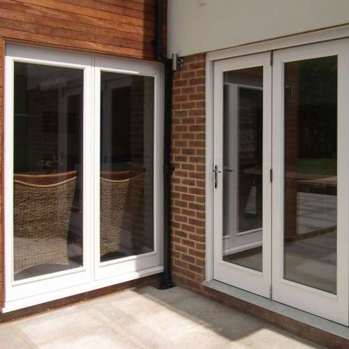 Eingangstür - Authentic Timber Windows Ltd - Holz / Faltflügel / Glas