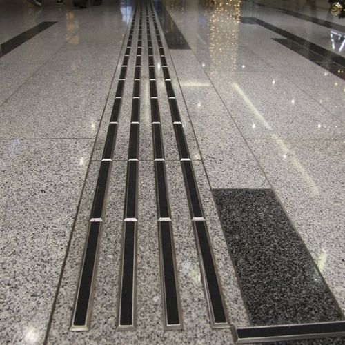 Taktiles Bodenleitsystem / mit Blindenleitsystem - H PP - OLEJÁR spol. s r.o. - Edelstahl