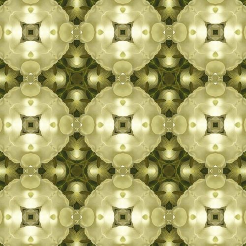 Moderne Tapete - SILVER MOON - La Aurelia Design - Motiv / Stoffoptik / mehrfarbig