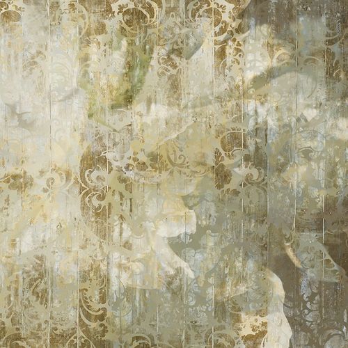Moderne Tapete - PLUSH - La Aurelia Design - Motiv / Stoffoptik / mehrfarbig