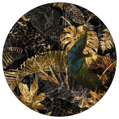 Tuft-Teppichboden - PARADISE - La Aurelia Design - Synthetik / Naturmotiv / gold