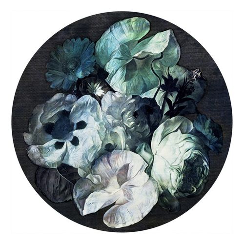 Tuft-Teppichboden - FLEUR - La Aurelia Design - Synthetik / Blumenmotiv / weiß