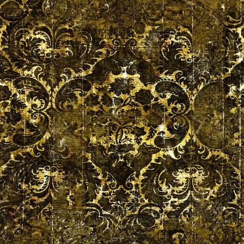 Moderne Tapete - PRESENCE - La Aurelia Design - Motiv / Stoffoptik / gold