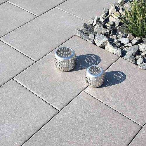 Betonplattenbelag - LUMINA - Bivois - für Außenbereich / für Terrasse / für Garten