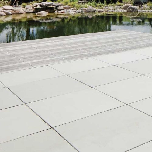 Betonplattenbelag - TITANIA - Bivois - für Garten / matt / Fußgänger