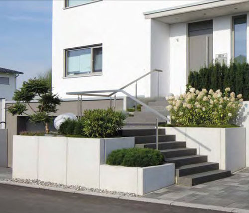 Beton-Stützmauer - L-TEC - Bivois - aus vorgefertigten Elementen / zur Außenraumgestaltung / für Gartenzäune