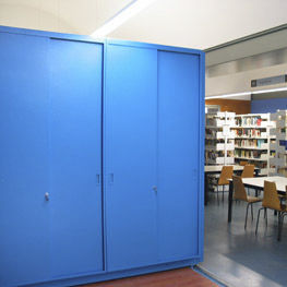 Modernes Bücherregal - BIBLOC - DESLI-BLOC.S,L - für Schulen / für Bibliotheken / Metall