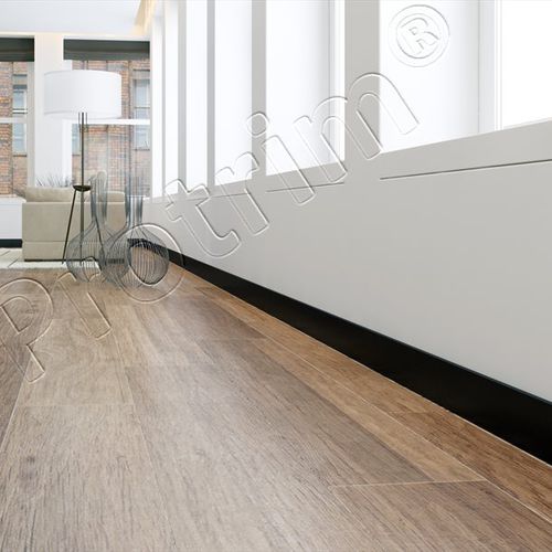 Aluminium-Zierleiste - PRO-SKIRT FLAT - Protrim Building Systems - für E-Kabel / beleuchtet