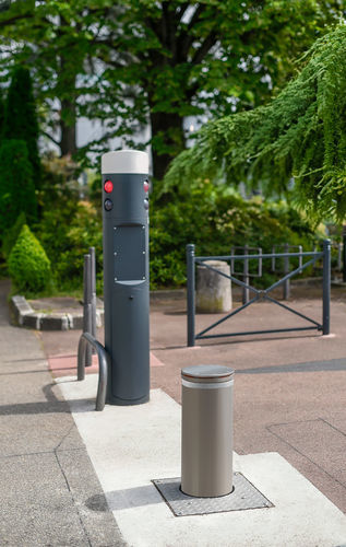 Stele für Zugangskontrolle - TDCA - LBA - Steuerung / LED / digital