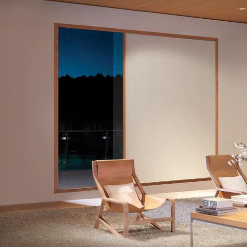 Eiche-Fenster - 250 - Centor - Aluminium / Glas / feststehend