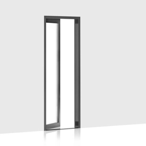 Einflügelige Fenstertür - 301 - Centor - Aluminium / mit Doppelverglasung / wärmeisoliert
