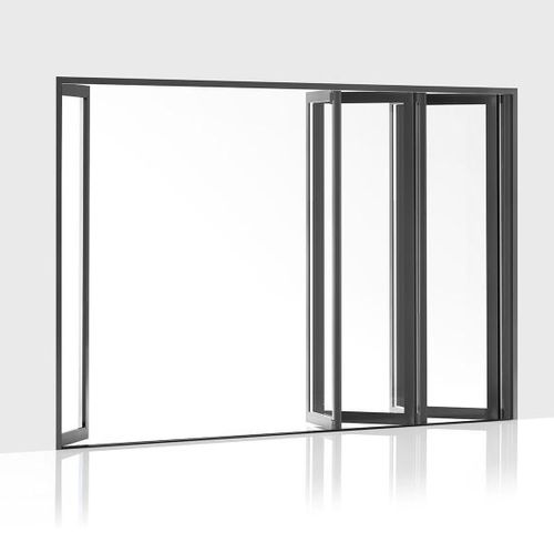 Glasfaltwand - 305 - Centor - Aluminium / mit Doppelverglasung / mit Dreifachverglasung