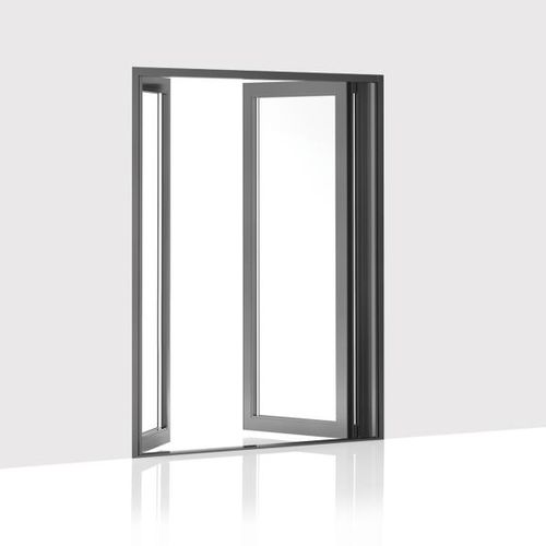 Einflügelige Fenstertür - 403 - Centor - Aluminium / mit Doppelverglasung / wärmeisoliert