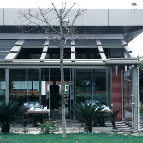 Schiebedachverglasung - SKYTECH - Aluminante - Aluminium / motorisiert / für Terrasse
