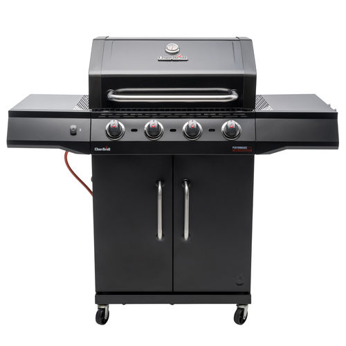 Gas-Gartengrill - PERFORMANCE CORE B 4 - CHARBROIL - auf Rollen / Gusseisen / Edelstahl