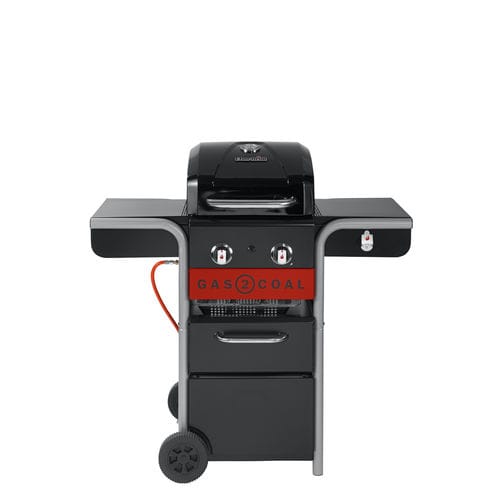 Gas-Gartengrill - GAS2COAL 2.0 210  - CHARBROIL - auf Rollen / Stahl / Gusseisen