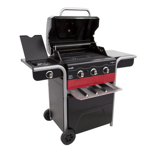 Gas-Gartengrill - GAS2COAL 330 - CHARBROIL - Holzkohle / auf Rollen / Gusseisen