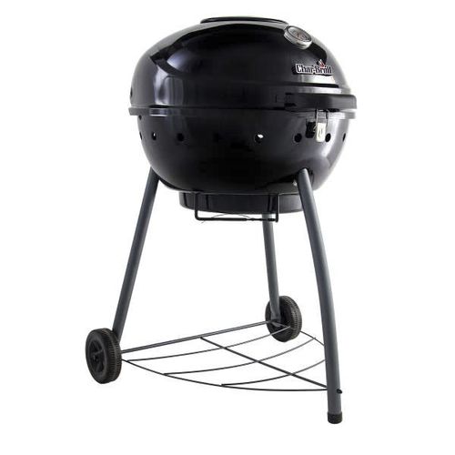 Holzkohle-Gartengrill - KETTLEMAN  - CHARBROIL - auf Rollen / Edelstahl / Porzellan