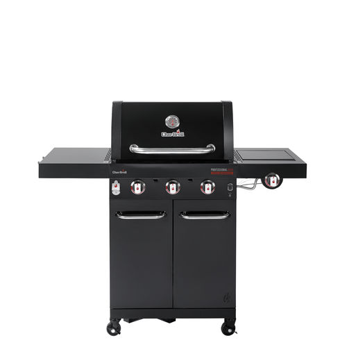 Gas-Gartengrill - PROFESSIONAL CORE B 3 - CHARBROIL - auf Rollen / Gusseisen / Edelstahl