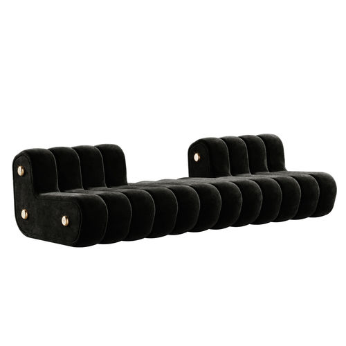 Modernes Sofa - DAKOTA - Porus studio - für Wohnzimmer / Leder / Schaumstoff