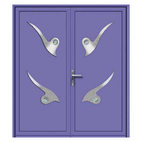 Eingangstür - ELEMENTS : ACTINIO - ALUPORTA - Aluminium / einflügelig / ohne Verglasung