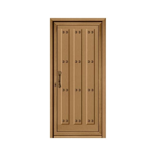 Eingangstür - RUSTICOS : AQUILES  - ALUPORTA - Aluminium / einflügelig / lackiert